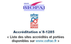 Biopaj - Accréditation